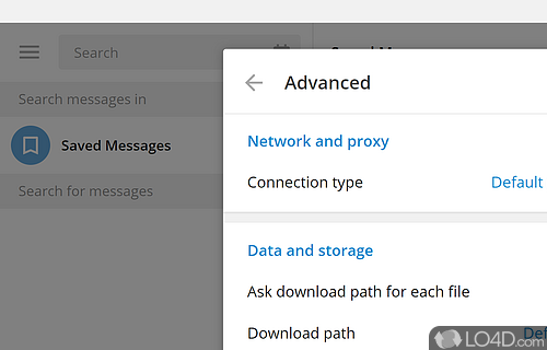 Use Telegram for messaging and more - Screenshot of Telegram Desktop