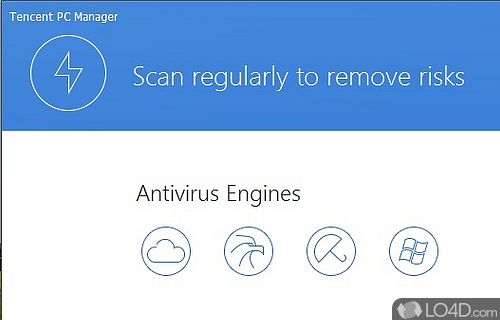 Screenshot of Tencent PC Manager - Software solution that helps you block malware threats