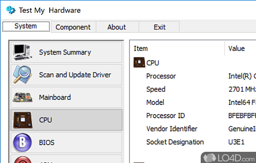 Test My Hardware screenshot