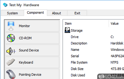 Test My Hardware screenshot