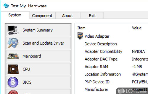 Test My Hardware screenshot