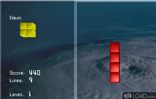 Screenshot of Tetris 4000 - User interface