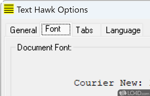 Text Hawk Text Editor screenshot