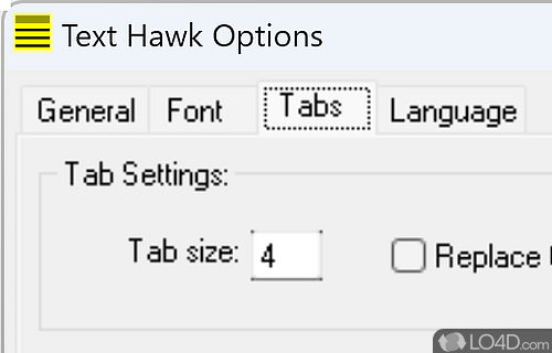 Text Hawk Text Editor screenshot