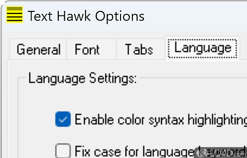 Text Hawk Text Editor screenshot