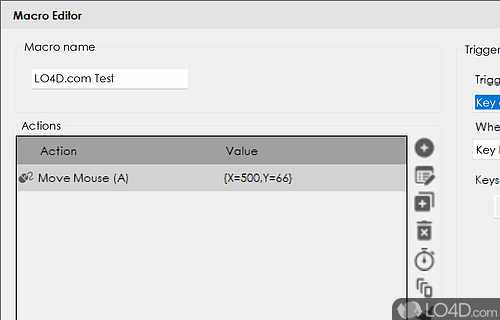 Quick enable/disable function - Screenshot of TGM Gaming Macro