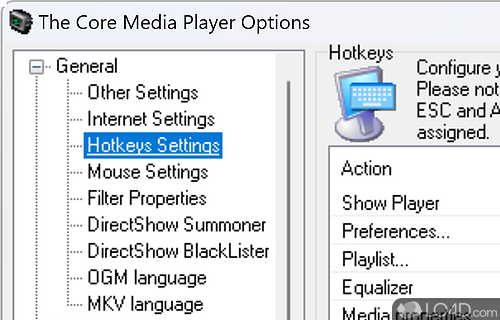 The Core Media Player screenshot