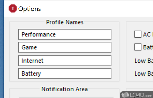 An extensive set of features - Screenshot of ThrottleStop