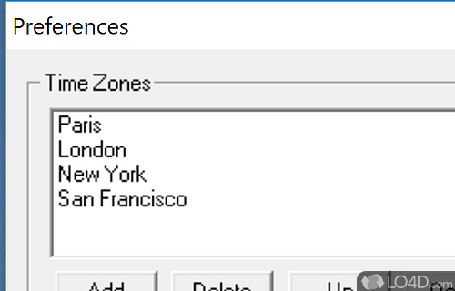 Time Zones Clock screenshot