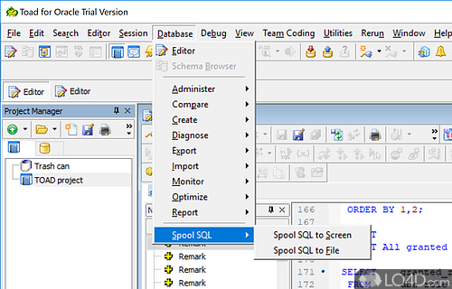 TOAD for Oracle screenshot