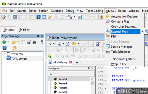 TOAD for Oracle screenshot