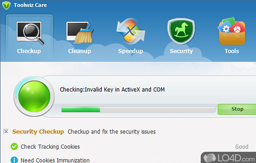 Clean up and improve your computer for free - Screenshot of ToolWiz Care