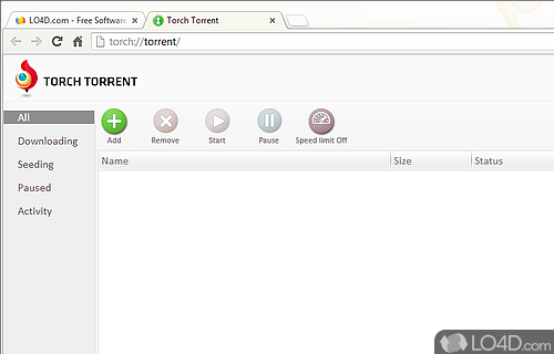 Torch Browser Screenshot