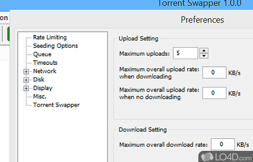 Managing torrents and creating them - Screenshot of Torrent Swapper