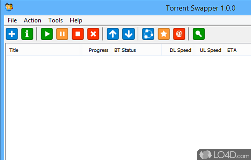 Hassle-free setup and clean interface - Screenshot of Torrent Swapper