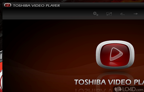 Movie playing tool for Toshiba systems designed to assist you in watching DVD movies - Screenshot of Toshiba Video Player