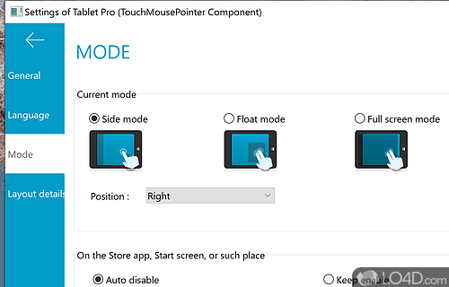 TouchMousePointer screenshot