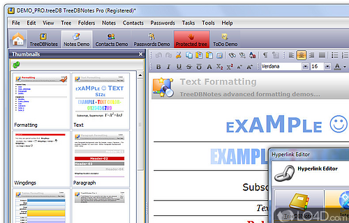 TreeDBNotes Pro Screenshot
