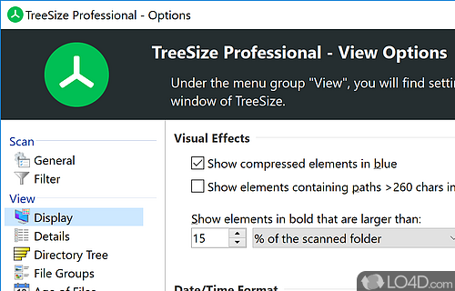 Easily check out the exact contents of every directory - Screenshot of TreeSize Professional