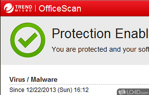 Screenshot of Trend Micro OfficeScan - Powerful managed antivirus service supporting antivirus, anti-spyware