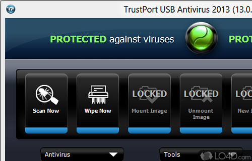 TrustPort Antivirus USB Portable Screenshot