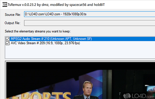 TSremux Screenshot