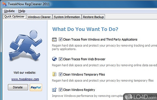 TweakNow RegCleaner Screenshot