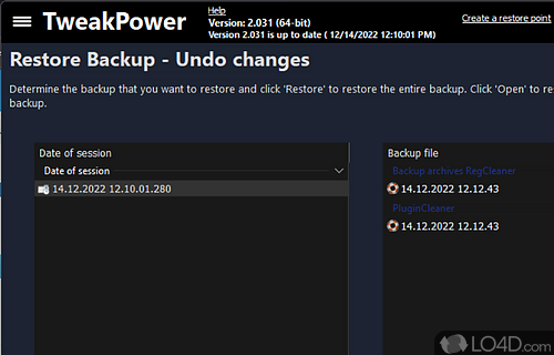 download the new for windows TweakPower 2.042
