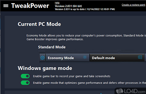 TweakPower 2.041 download the new for apple