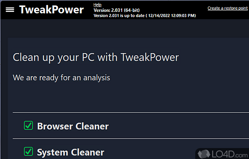 TweakPower 2.040 download the new version for ipod