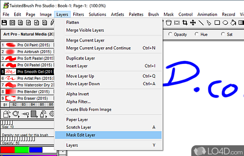 TwistedBrush Pro Studio screenshot