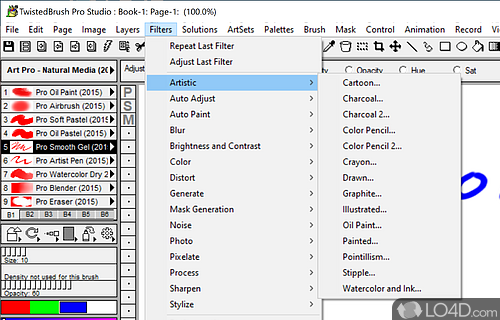 TwistedBrush Pro Studio screenshot