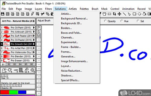 TwistedBrush Pro Studio screenshot