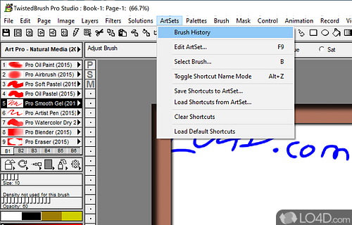 TwistedBrush Pro Studio screenshot