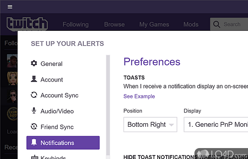 Continue chatting even when a stream goes down - Screenshot of Twitch Desktop App