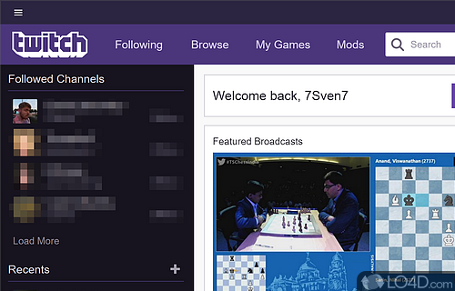 Access Twitch，這是直接從計算機的社交視頻遊戲的最受歡迎的平台