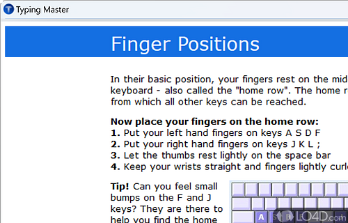 one hand touch typing tutor free download