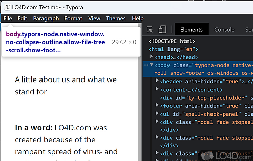 Dropbox - Screenshot of Typora