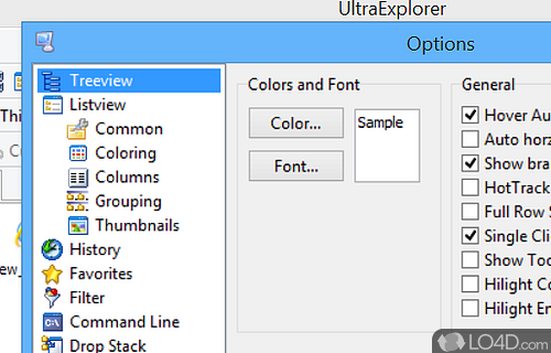 Tons of functions to work with - Screenshot of UltraExplorer