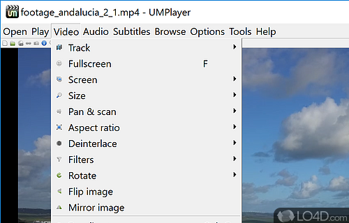 Lightweight and easy to use - Screenshot of UMPlayer