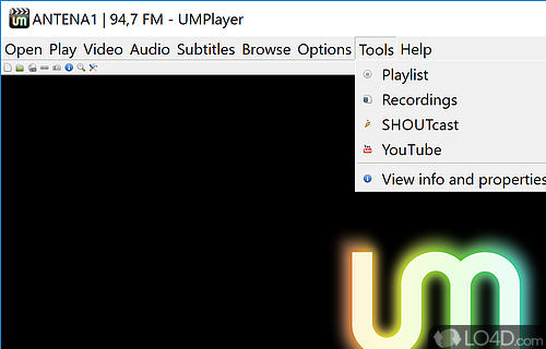 MPlayer - Screenshot of UMPlayer