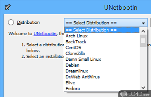 UNetbootin Screenshot