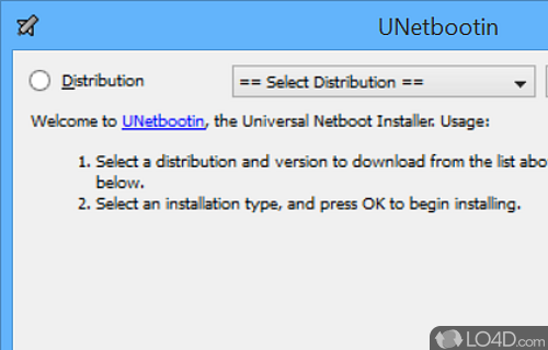 Install the Linux version you want on a USB drive - Screenshot of UNetbootin Portable