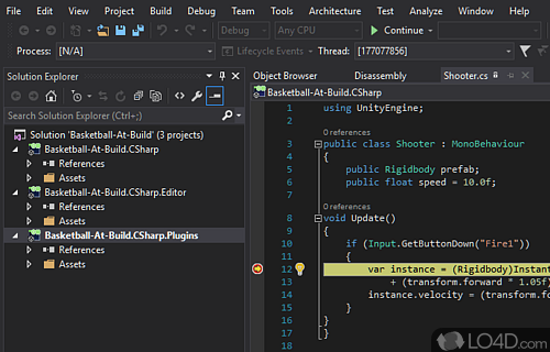 Screenshot of Unity Game Engine - Cutting-edge game development application