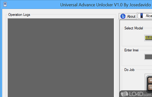 Generate an unlocking code and view logs with ease - Screenshot of Universal Advance Unlocker