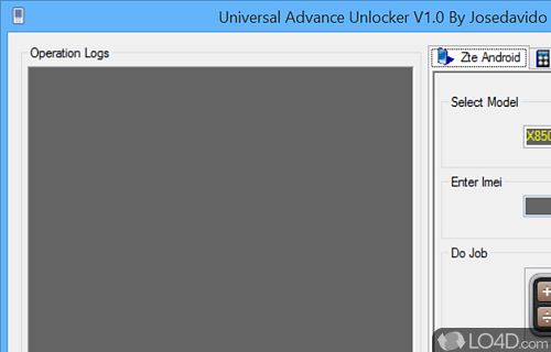 Other available operations - Screenshot of Universal Advance Unlocker