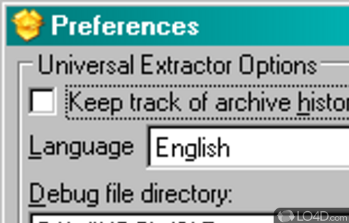 Integrates in the context menu - Screenshot of Universal Extractor