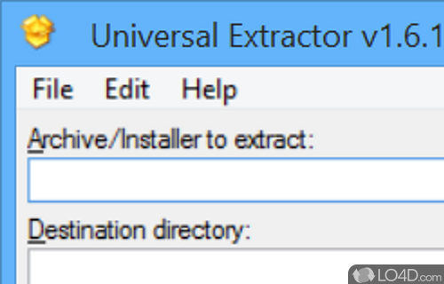 Strictly dedicated to extracting archives, this powerful utility will help you get ahold of any file - Screenshot of Universal Extractor