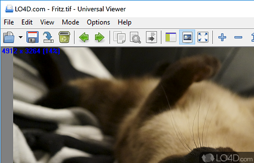 User interface - Screenshot of Universal Viewer Free