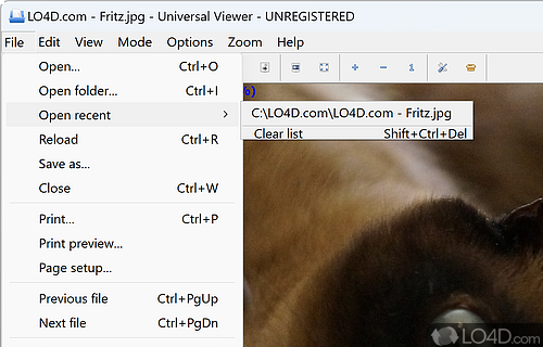 Advanced file viewer - Screenshot of Universal Viewer Pro
